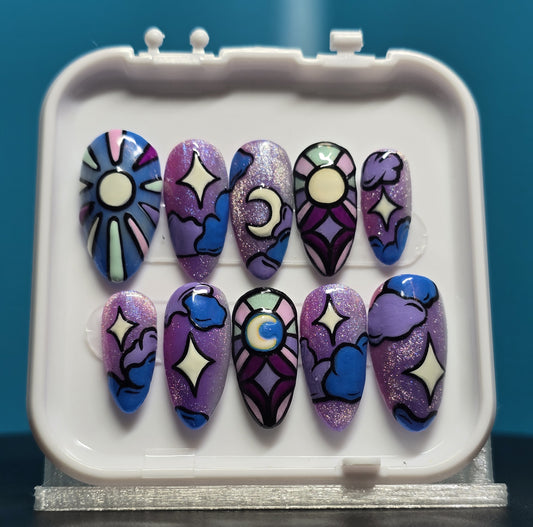 Custom nail set (advanced art)