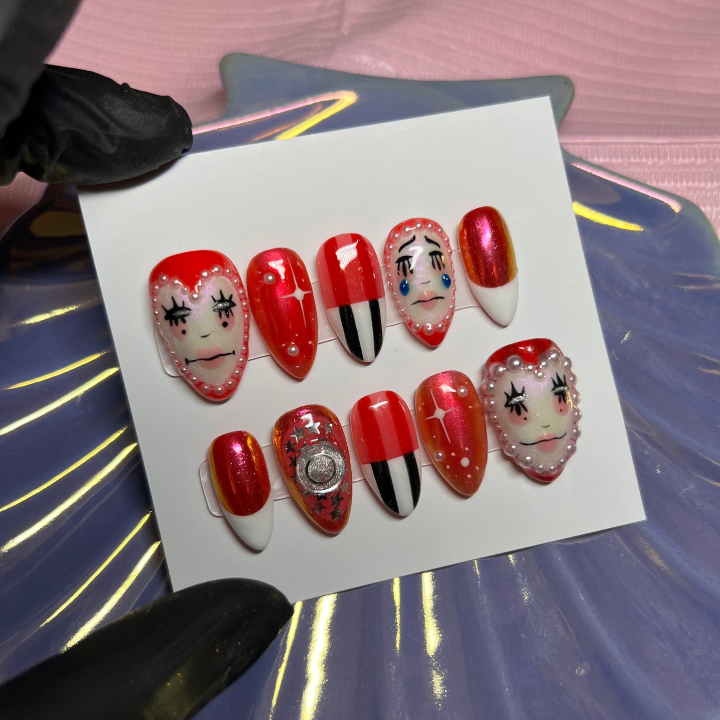 Jester Faces Nails