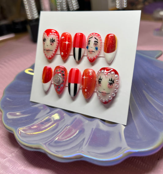 Jester Faces Nails