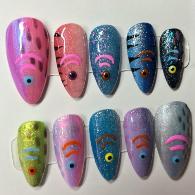 Fishing Lure Nails